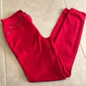Women’s Red Jeggings
